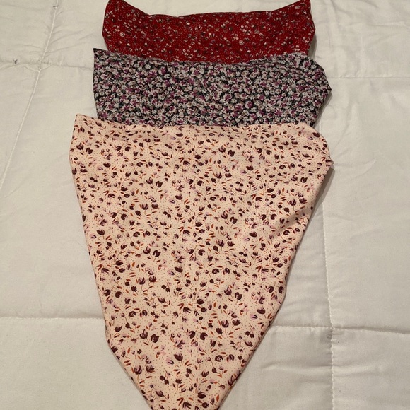 Accessories - Set of 3 Head Coverings/ Kerchief/Hair Scarf